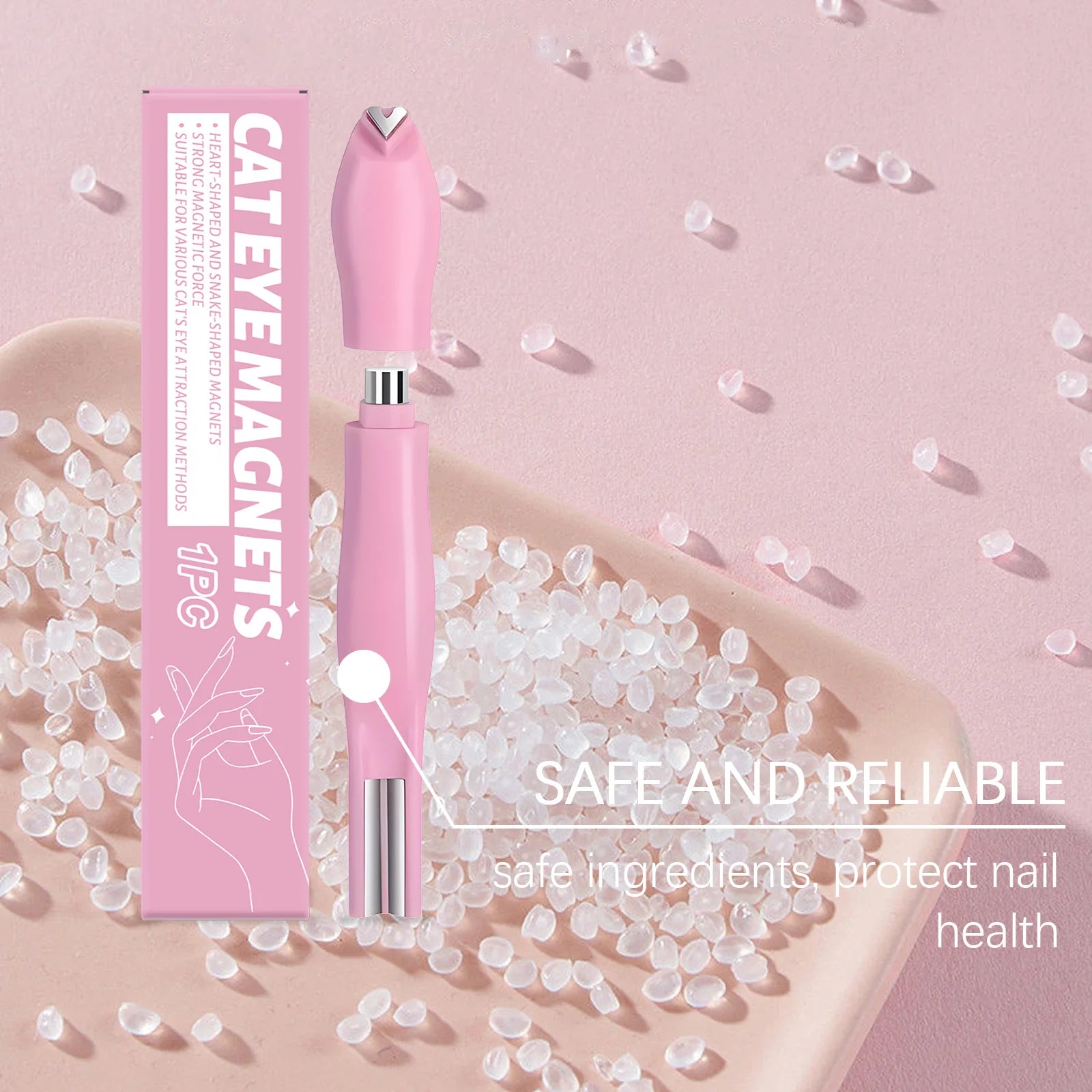 Cat Eye Nail Magnet Stick – DIY Magnetic Nail Art Tool Nail Art Tool Zpaxo