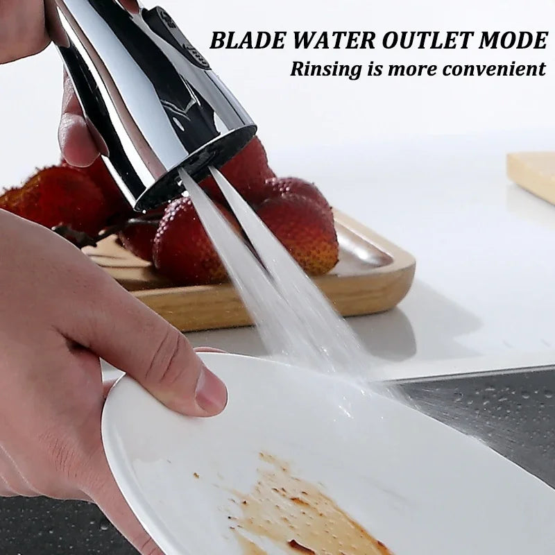 Universal 360° Rotation Kitchen Faucet Extender 3 In1 ABS Durable Water Saving Shower Spray Head Bathroom Basin Tap Replacement Zpaxo