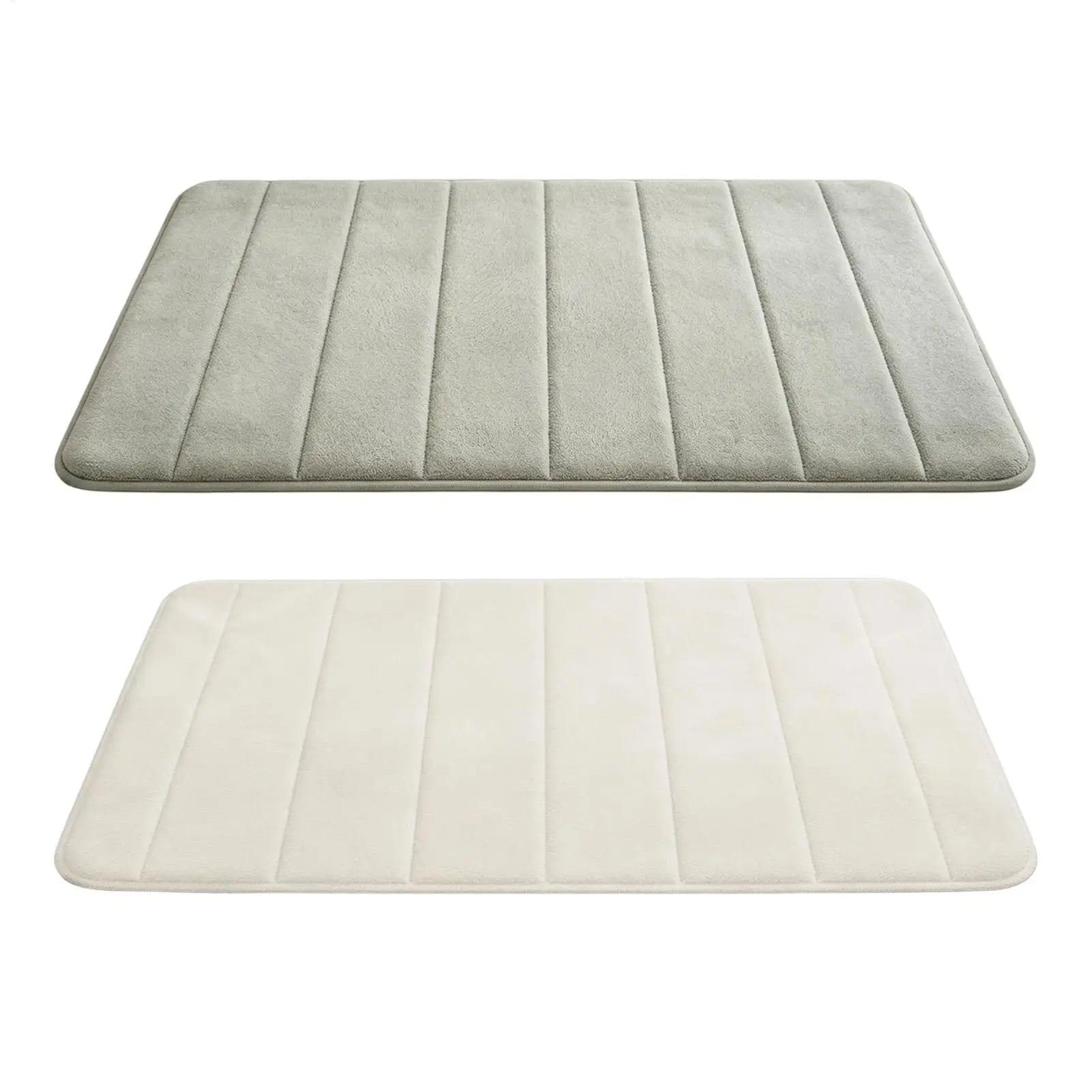 Coral Fleece Bath Mat Absorbent Non-slip Bathtub Rug Quick Dry Home