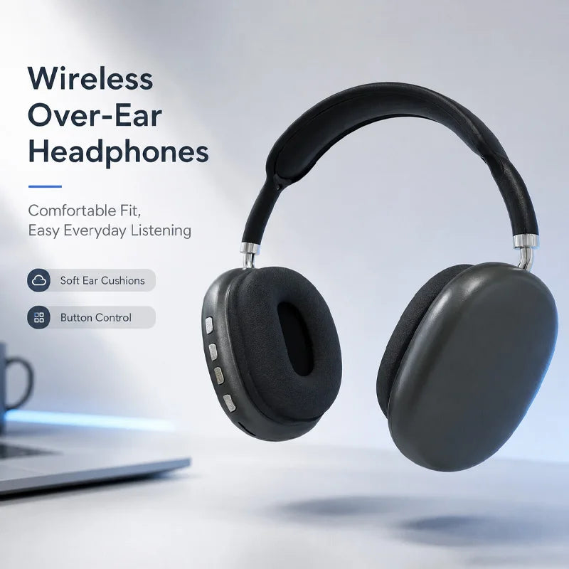P9 Wireless Bluetooth Headset Outdoor Sports Gaming Headphones Mic Zpaxo