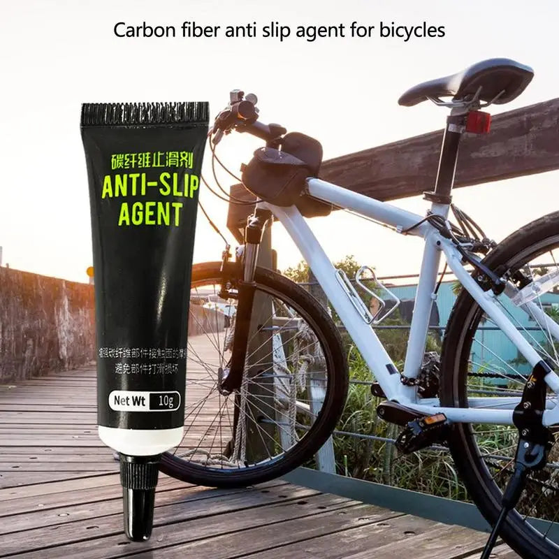 10g Carbon Fiber Anti Slip Agent for Seatpost Handlebar Frame Stem Carbon Fiber Surfaces Protection Bike Grease Anti-Slip Grease Zpaxo