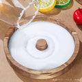 Cocktail Rimmer Wood Cocktails Salt Rimmer Seasoning Box for Drink Serving Mixing Display Pitcher Rimming Garnishing Home Zpaxo Default Title