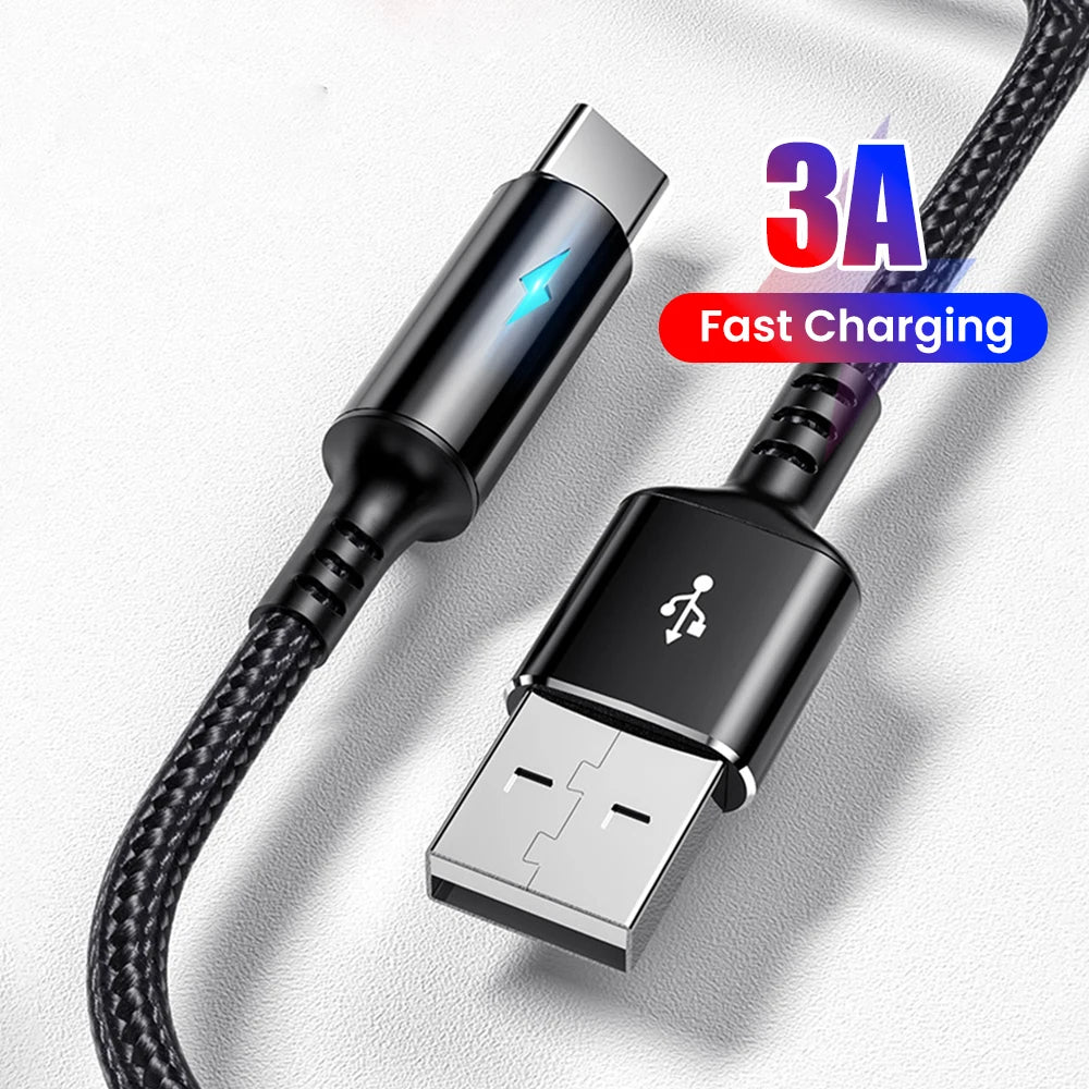 0.25m Short Cable Micro USB Cable Type C Data Cord Fast Charging Portable Wire For Power Bank iPhone 15 Samsung Android Phone Zpaxo