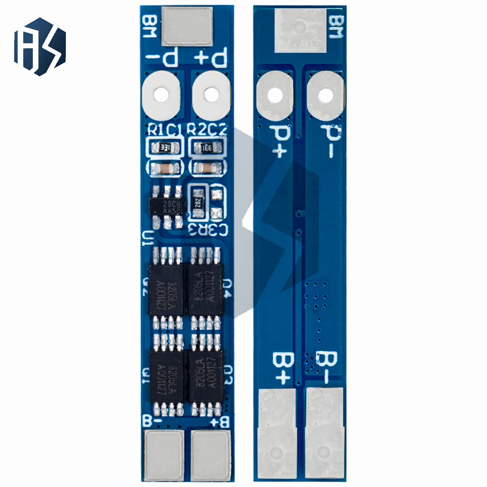 2S 7 4V 8A 18650 Battery Management System Triple Protection Board Zpaxo
