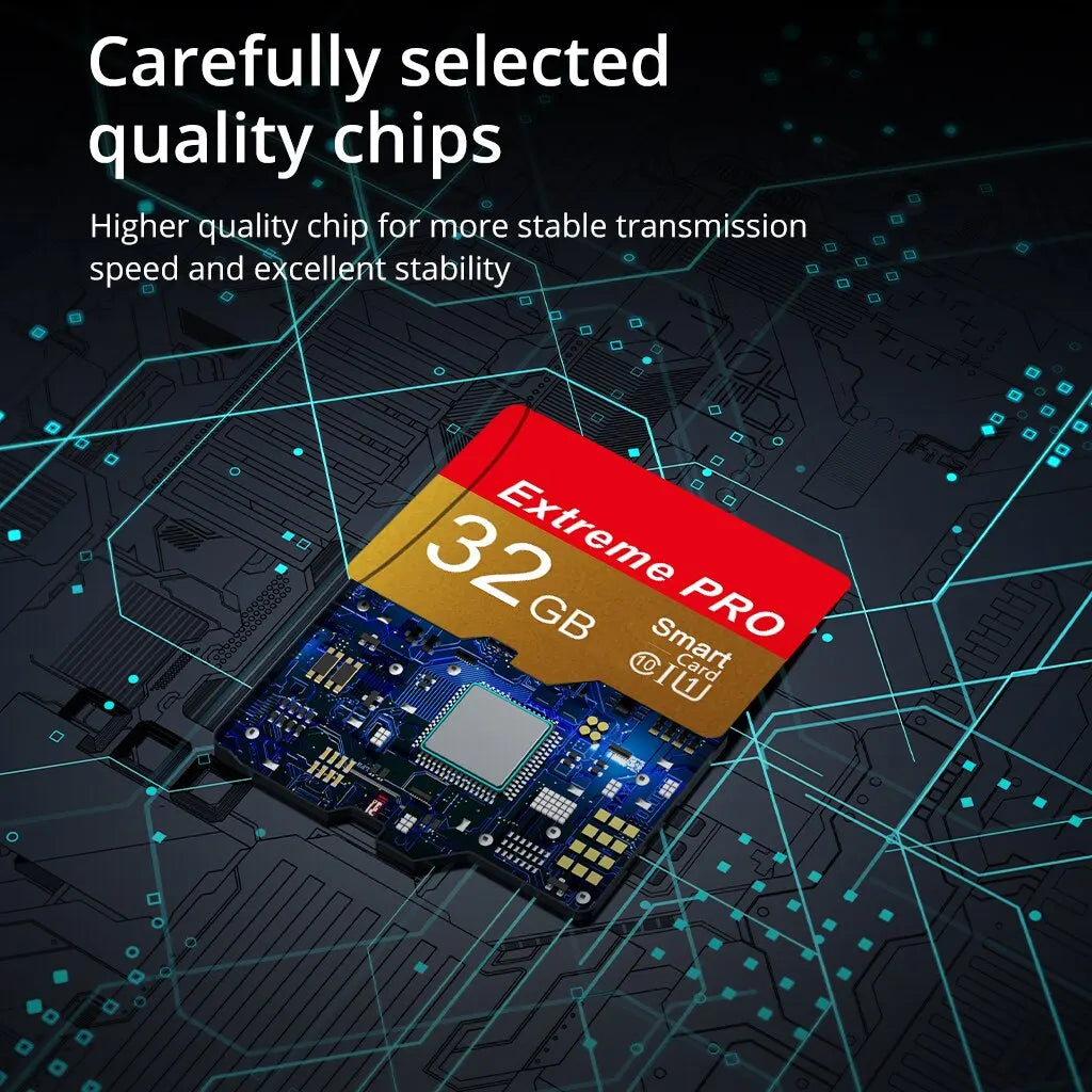 Extreme PRO Mini TF Memory Card 32GB U1 High Speed Flash TF Card for TV Drone Computer 32G TF Card A1 Zpaxo