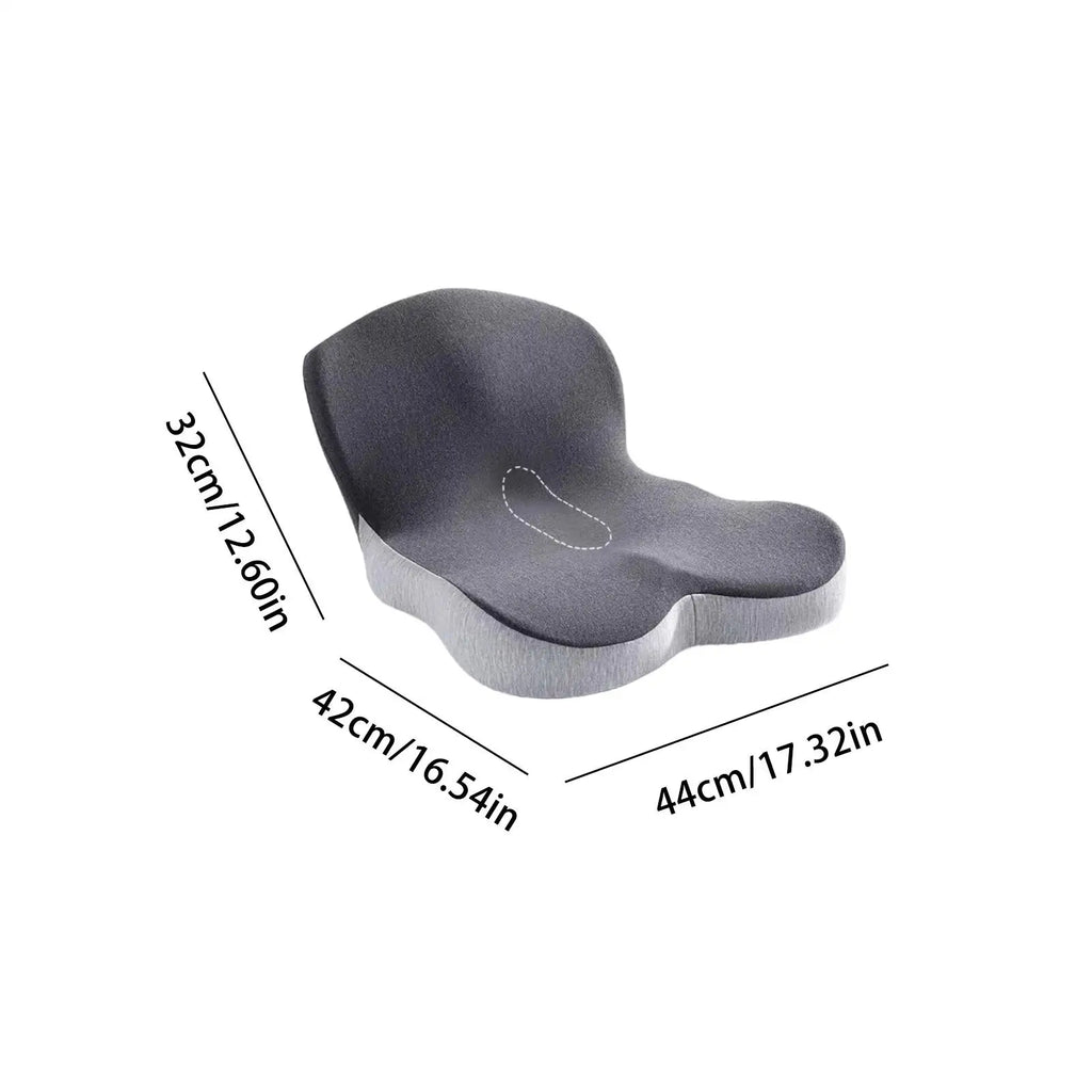Office Chair Cushion Zipper Breathable Slow Rebound Seat Adults Women