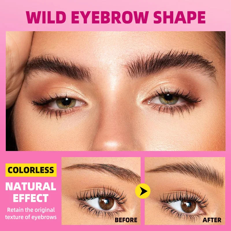 Strong Styling Eyebrow Glue Lasting Natural Three-dimensional Waterproof and Sweat-proof Wild Eyebrow Styling Eyebrow Glue Zpaxo