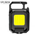 COB Keychain Work Light Dual Source 5Mode Rechargeable Lumens Zpaxo 1pc black