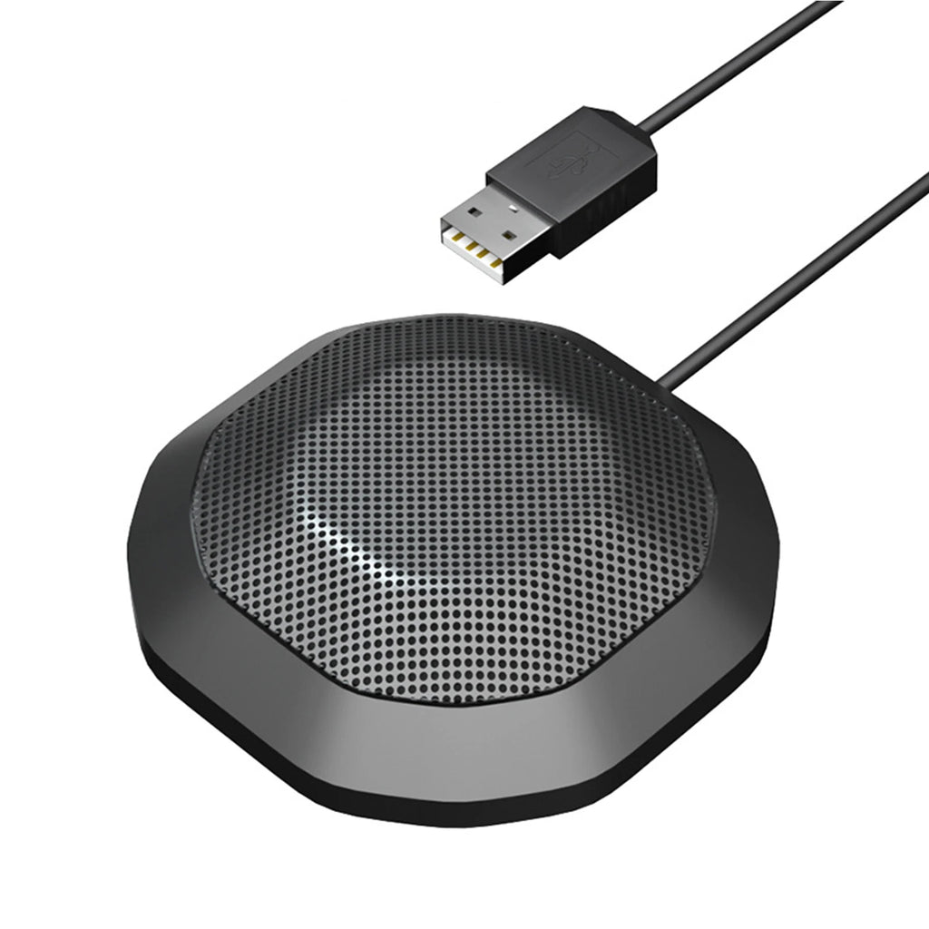 USB/3.5mm Plug Microphone Omnidirectional Condenser Computer PC Mic with Touch Mute Plug and Play Compatible with Windows MacOS Zpaxo USB type