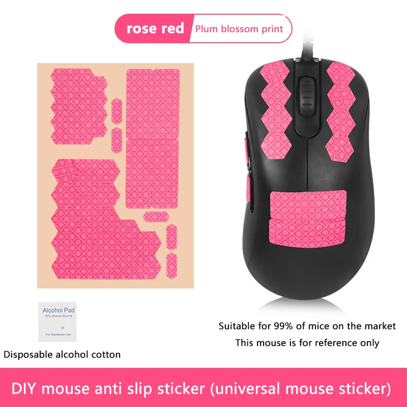 Non Slip Suck Sweat Mouse Grip Tape Skate Sticker Mice Anti-Slip Sticker For Universal Gaming Wireless Mouse For E-Sport Gamer Zpaxo A21