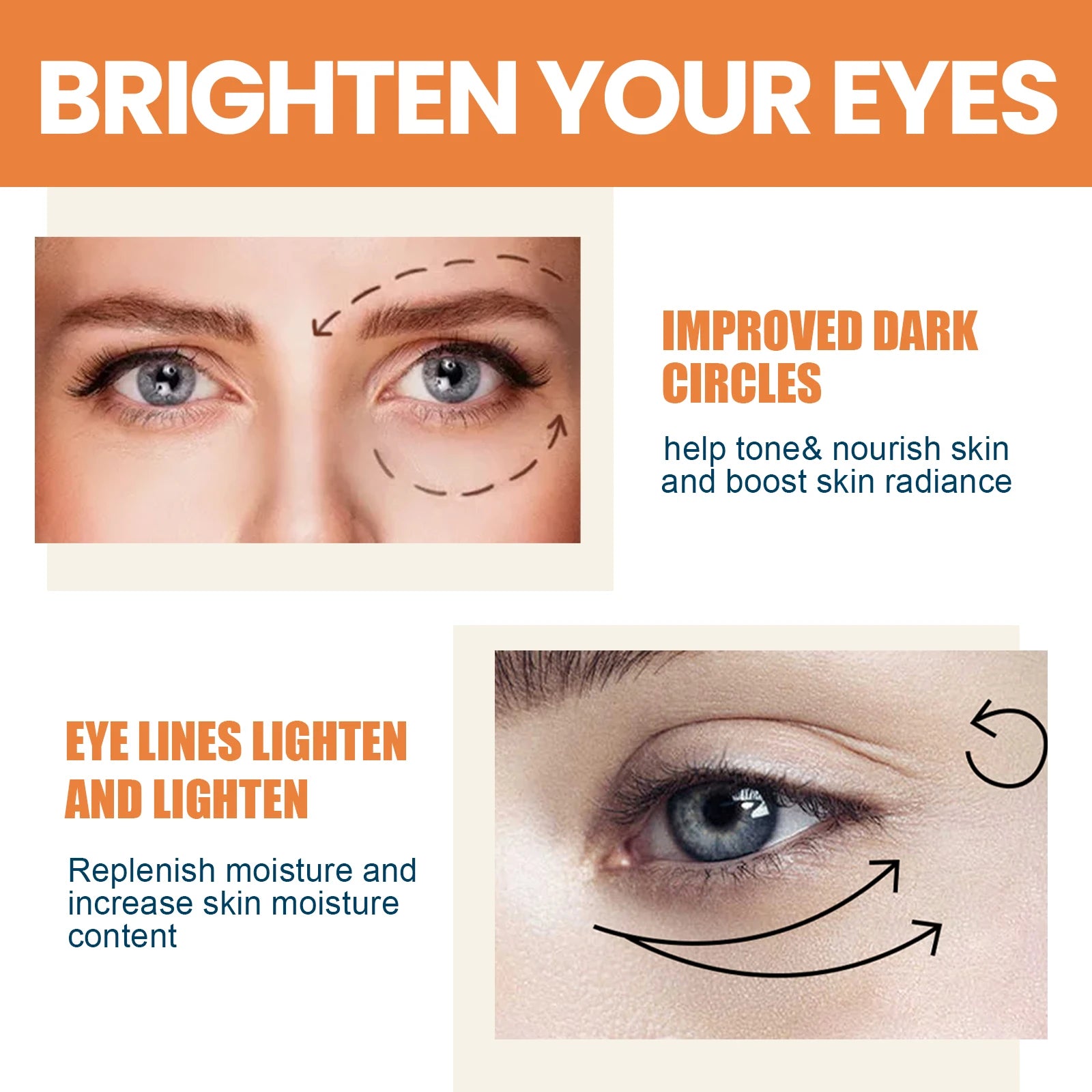 Vitamin C Eye Balm – Dark Circles, Bags & Fine Lines Eye Cream Stick Zpaxo