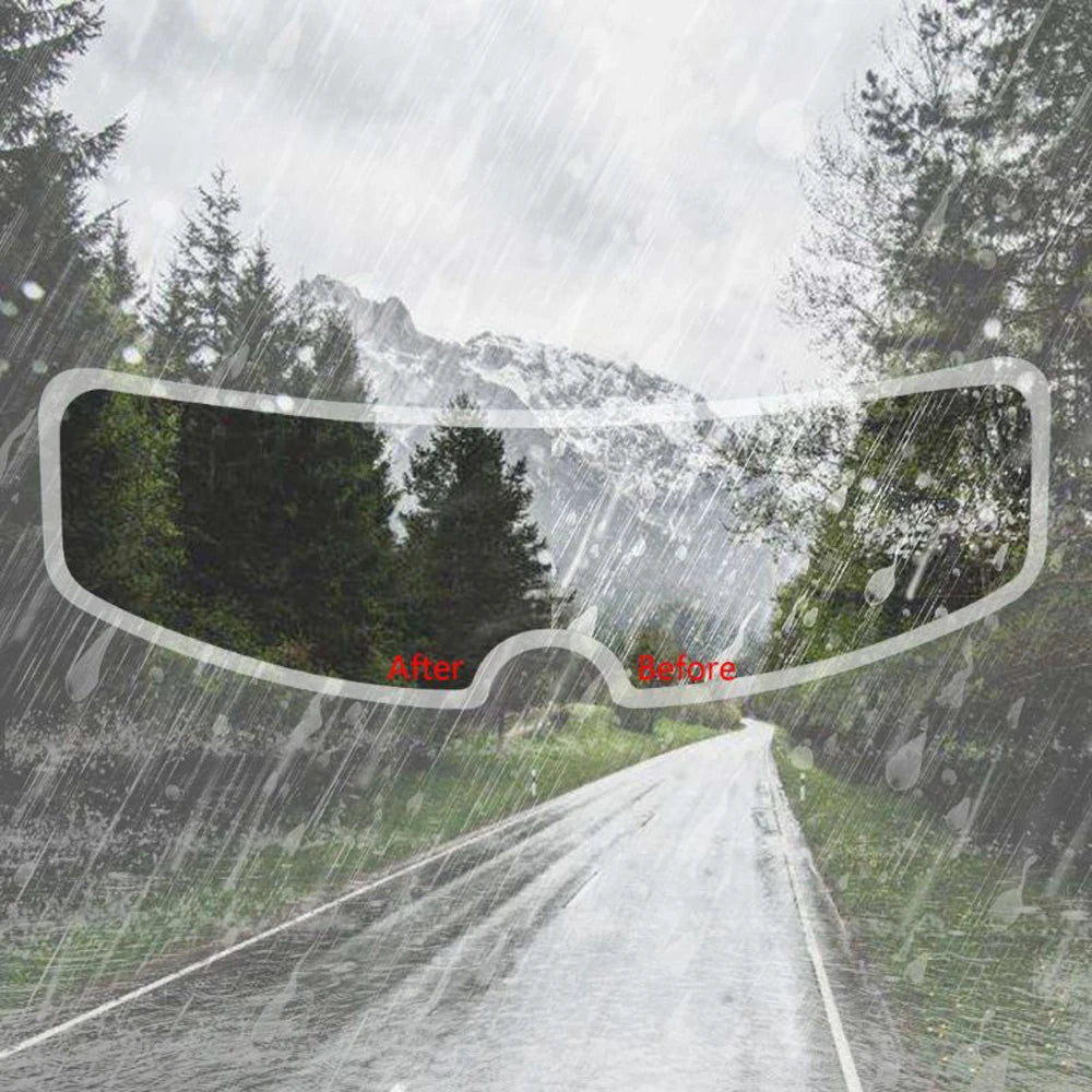 Universal Helmet Lens MT Helmets Anti Rain Clear Motorcycle Film Zpaxo