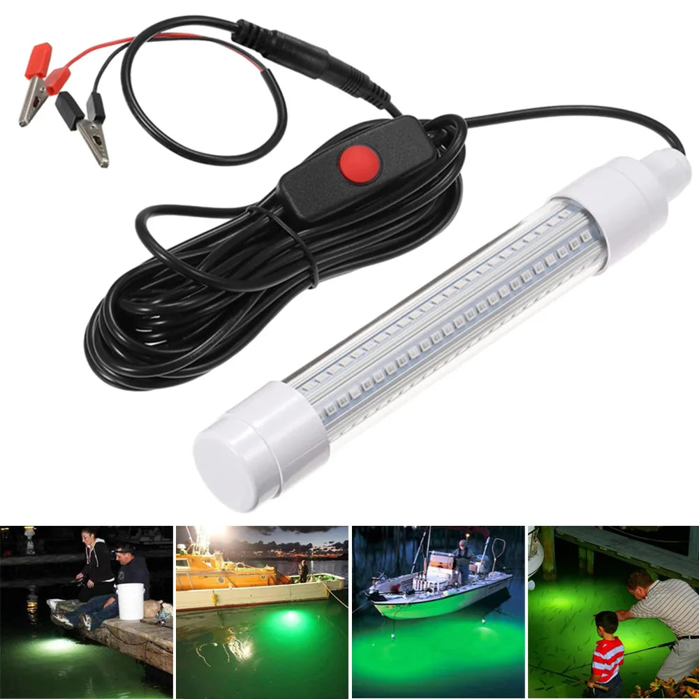 LED Underwater Fishing Light Attractor Multifunction Glowing Fish