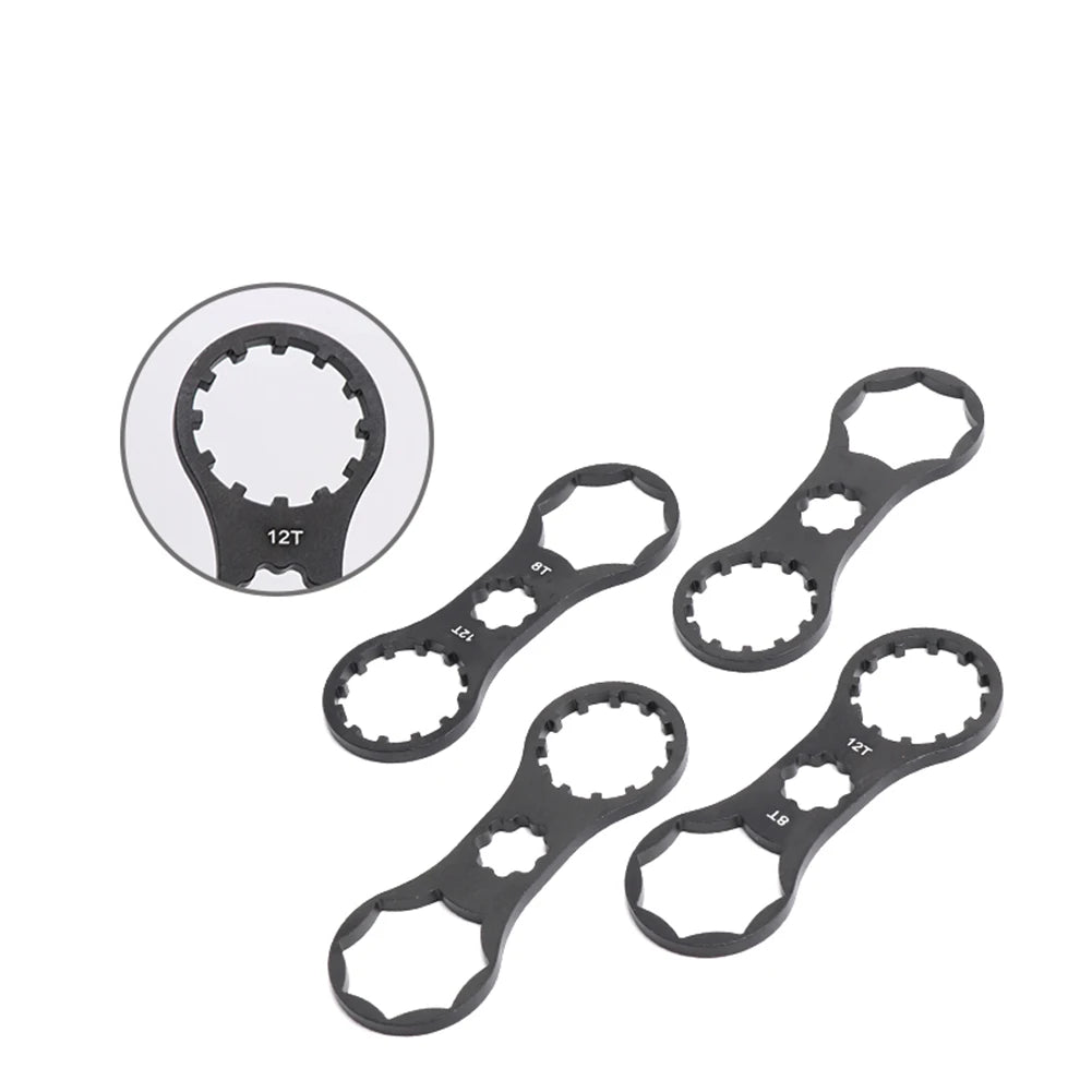 Bicycle Front Fork Cap Wrench Tool MTB Bike For SR Suntour XCR/XCT/XCM/RST Aluminum Alloy Cycling Repaire Tool Bike Accessories Zpaxo