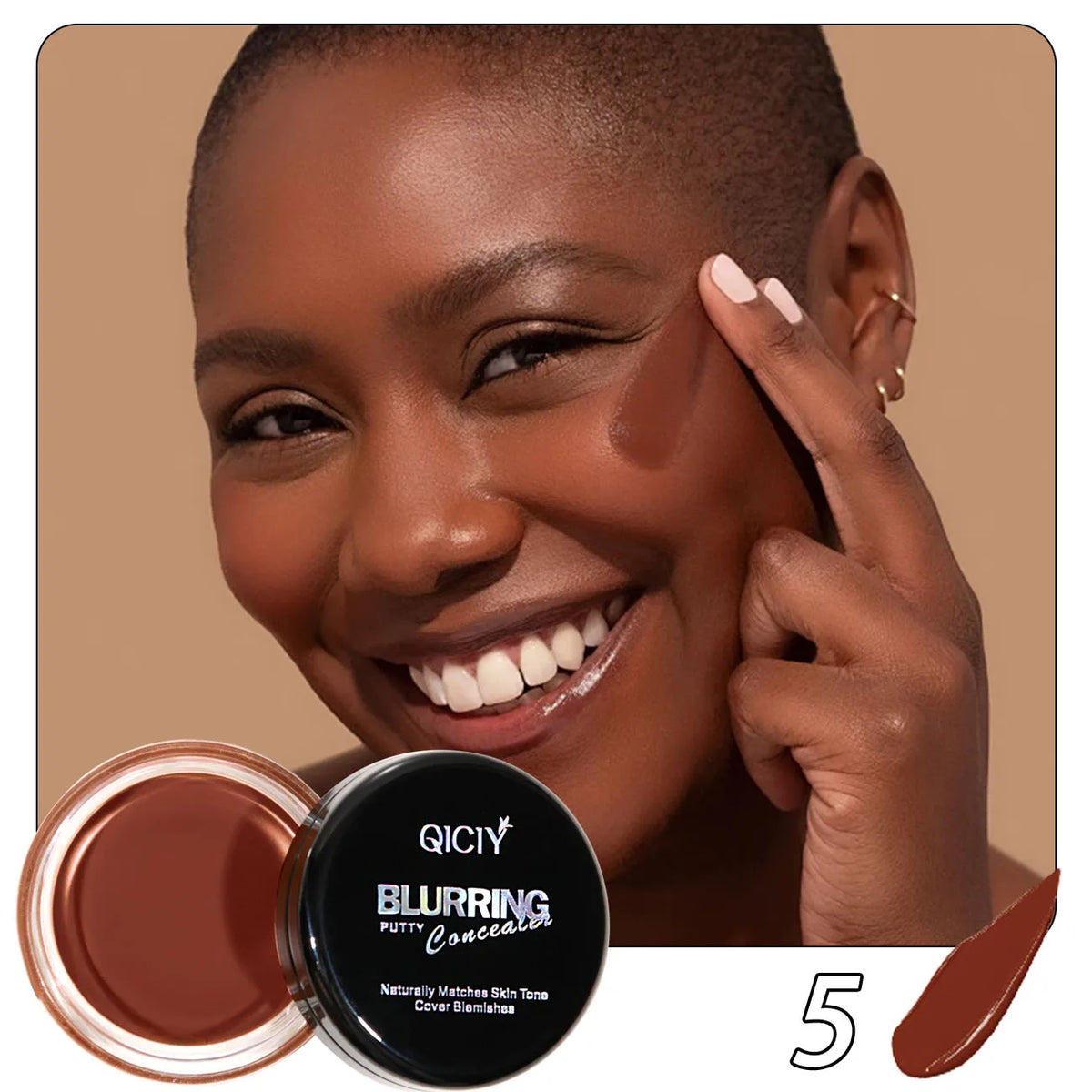 Waterproof Durable Concealer Which Can Cover Black Eye Spots Prevent Zpaxo QZY-1125-05