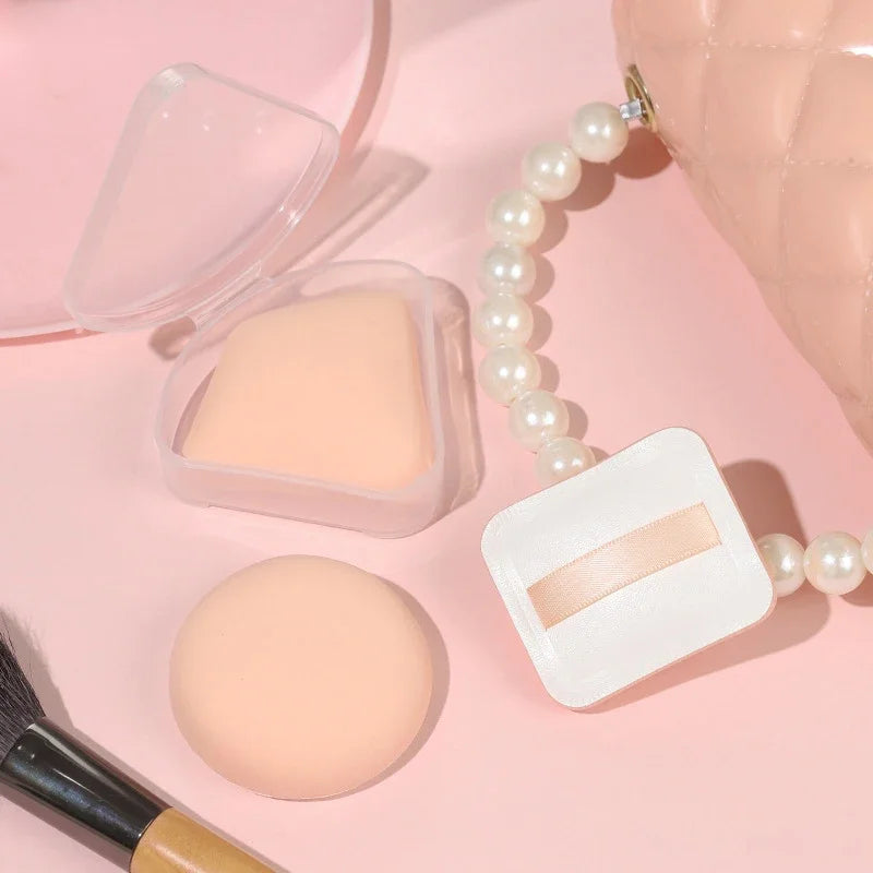 Super Soft Cloud Puff with Box Round Square Makeup Sponge Puff Dry Wet Dual Use Liquid Foundation Powder Cosmetics Makeup Tool Zpaxo