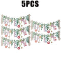 Spring Floral Birthday Banner Hanging Flower Garland Party Supplies