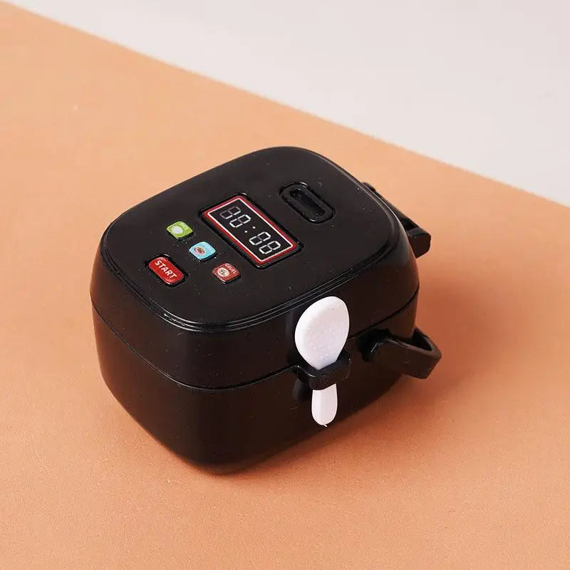 ▶1/12 Dollhouse Simulation Miniature Kitchen Appliances Model Dollhouse Air Fryer Beverage Machine Oven Rice Cooker Ornaments Zpaxo A8