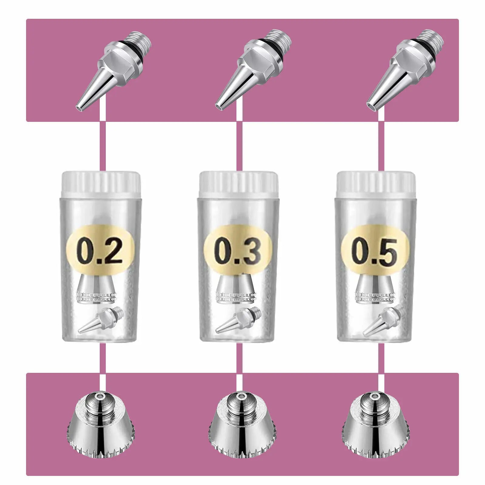 Airbrush Nozzle Needle Repair Tool Multi Airbrushes Spray Gun Air