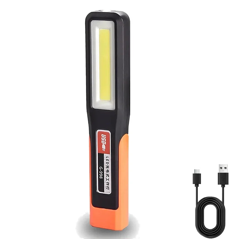 KDULIT Rechargeable COB LED Work Light – Magnetic & Hook