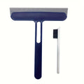 Silicone Water Wiper Plate Glass Cleaner Scraper Car Windshield Cleaning Squeegee For Car Windshield Window Bathroom Kitchen Zpaxo Blue