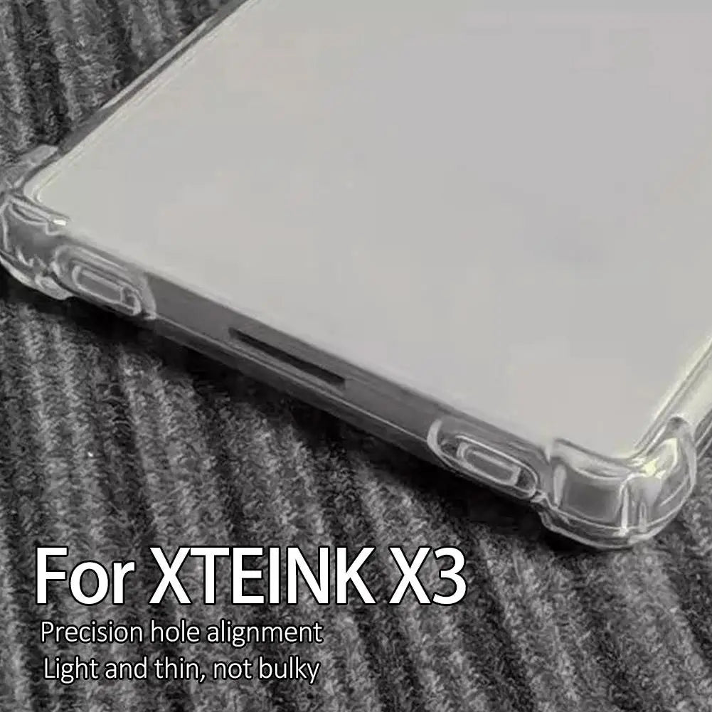 Clear TPU Case for Xteink X3 – Shockproof Protective Cover E-Reader Protective Case Zpaxo