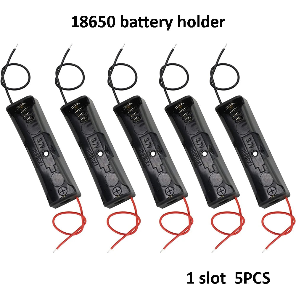 18650 Battery Holder Power Bank DIY Plastic Storage Box Case Lead Zpaxo
