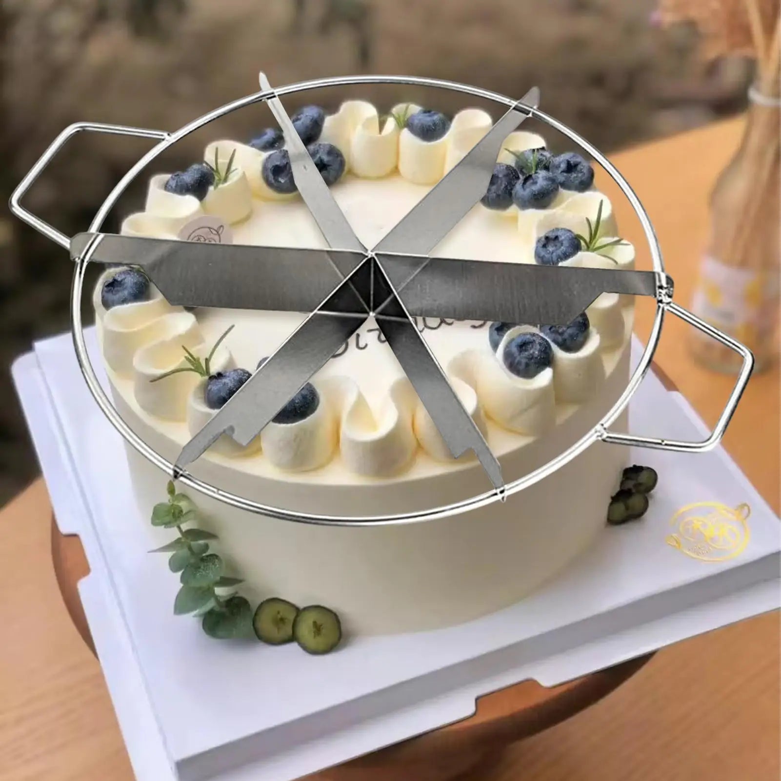 Stainless Steel Cake Divider Slicer 6 7 8 Divisions Cheese Pizza