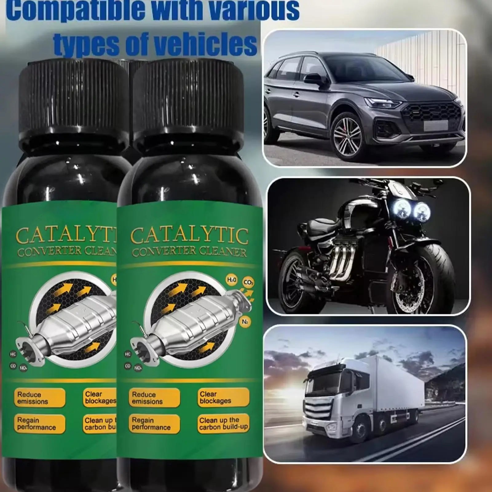 Catalytic Converter Cleaner Engine Carbon Remover Emission System