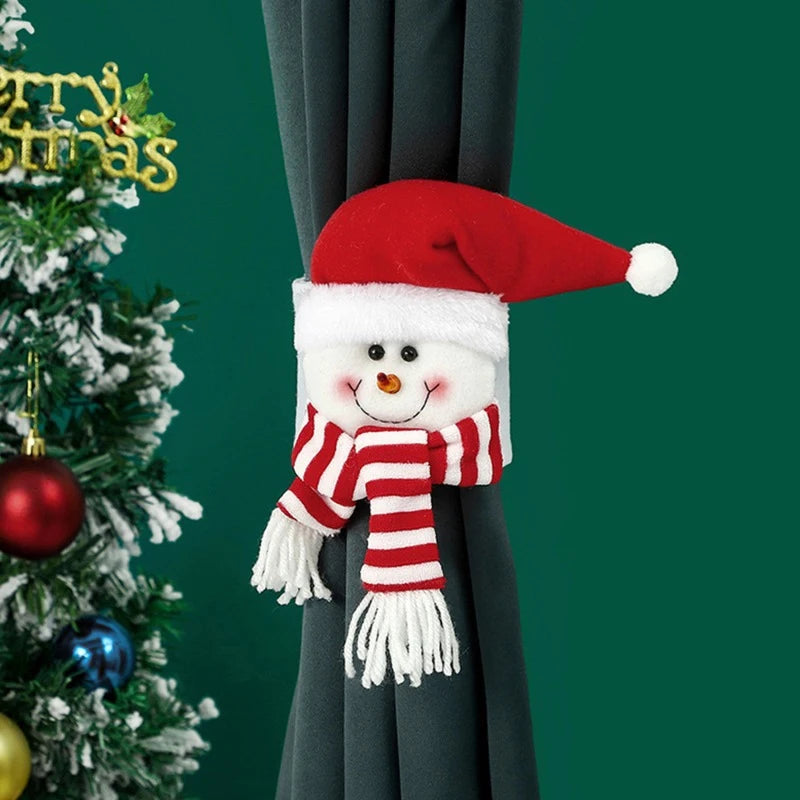 Christmas Curtain Clasps – Santa, Snowman, Penguin & Elk Curtain Clasp Zpaxo
