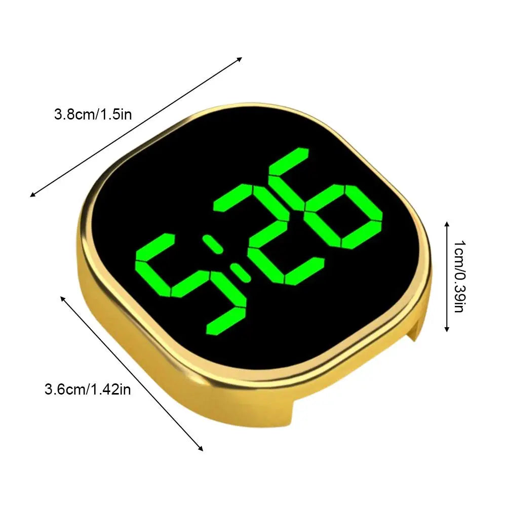 Mini LED Digital Stick-On Car Dashboard Clock | Auto Accessory Car Dashboard Clock Zpaxo