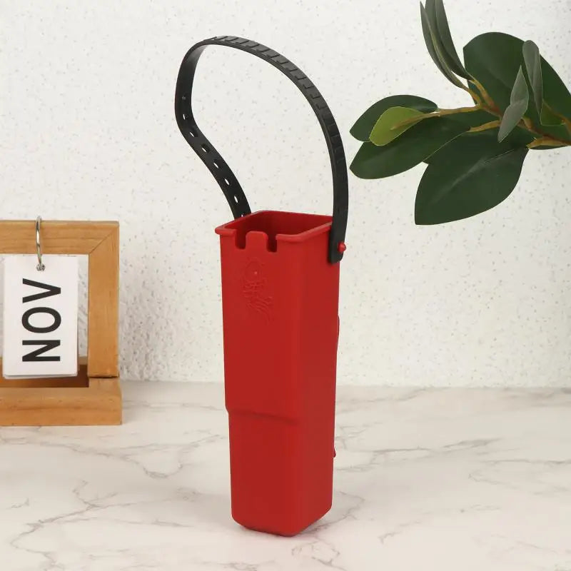 Practical Detachable Pliers Holder Hanging Lure Storage Box Plastic Zpaxo Red 1pcs