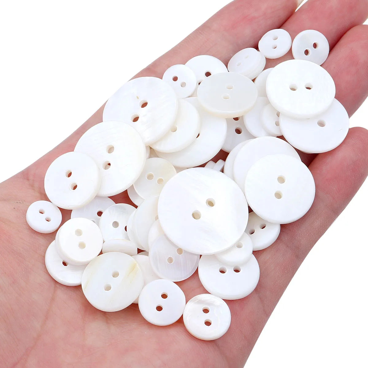 Mutil-size Pearl Shell Buttons Clothing Sewing Accessories DIY Crafts