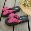 Summer Flip Flops Women's Slippers Lightweight Comfortable Non-slip Zpaxo Rosy Red 40