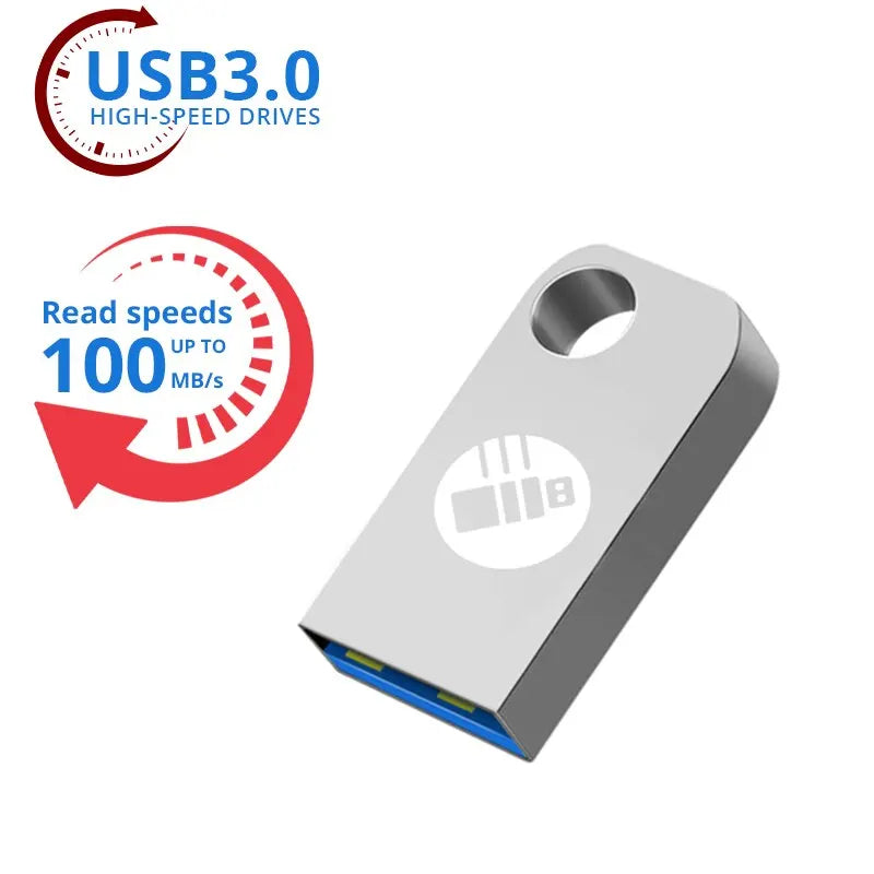 BU KING Hot Metal 3.0 USB Flash Drive 64GB Pen Drive for PC Laptop 64GB USB Memory Stick 3.0 Flash Drive High Speed Drive Zpaxo 64 GB