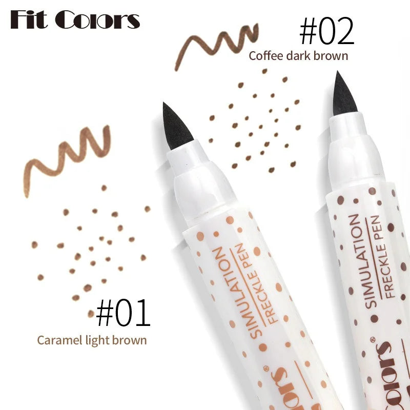 Freckles Pen Waterproof Natural Simulation Fake Spot Makeup Tool Lasting Waterproof Face Dot Spot Pen Eyeliner Durable Cosmetics Zpaxo