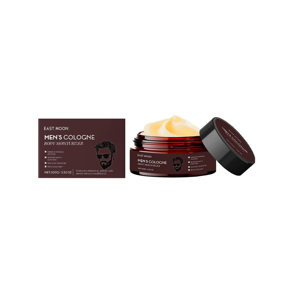 Men's Body Hydrating Cream:Deeply Hydrates & Repairs,Reduces Skin Roughness,Enhances Skin Barrier,Fresh & Non-Oily Texture Zpaxo 100g boxed