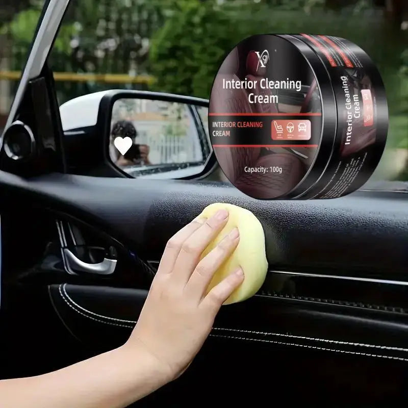 100g ABS Coated Dashboard Restorer Gel，High-Gloss Car Interior Wax for Trim/Console Renew & Protect，Scratch Care Shine Enhancer Zpaxo Default Title