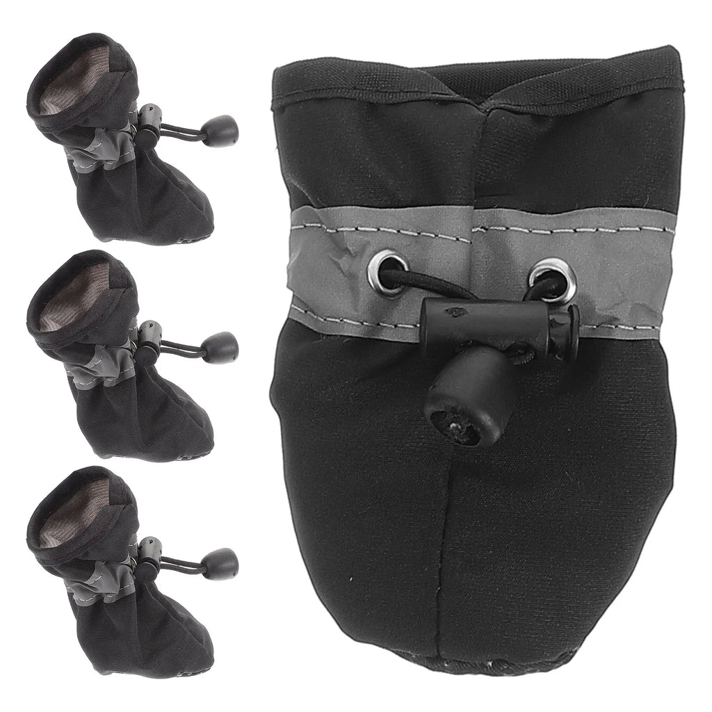 Drawstring Dog Booties Small Dogs Nonslip Waterproof Breathable Puppy