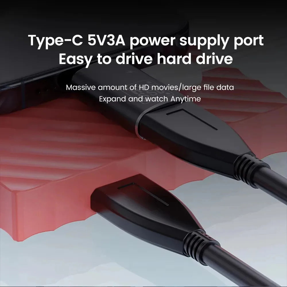2-in-1 USB-C to USB 2.0 OTG Adapter | Type-C Connector USB-C OTG Adapter Zpaxo