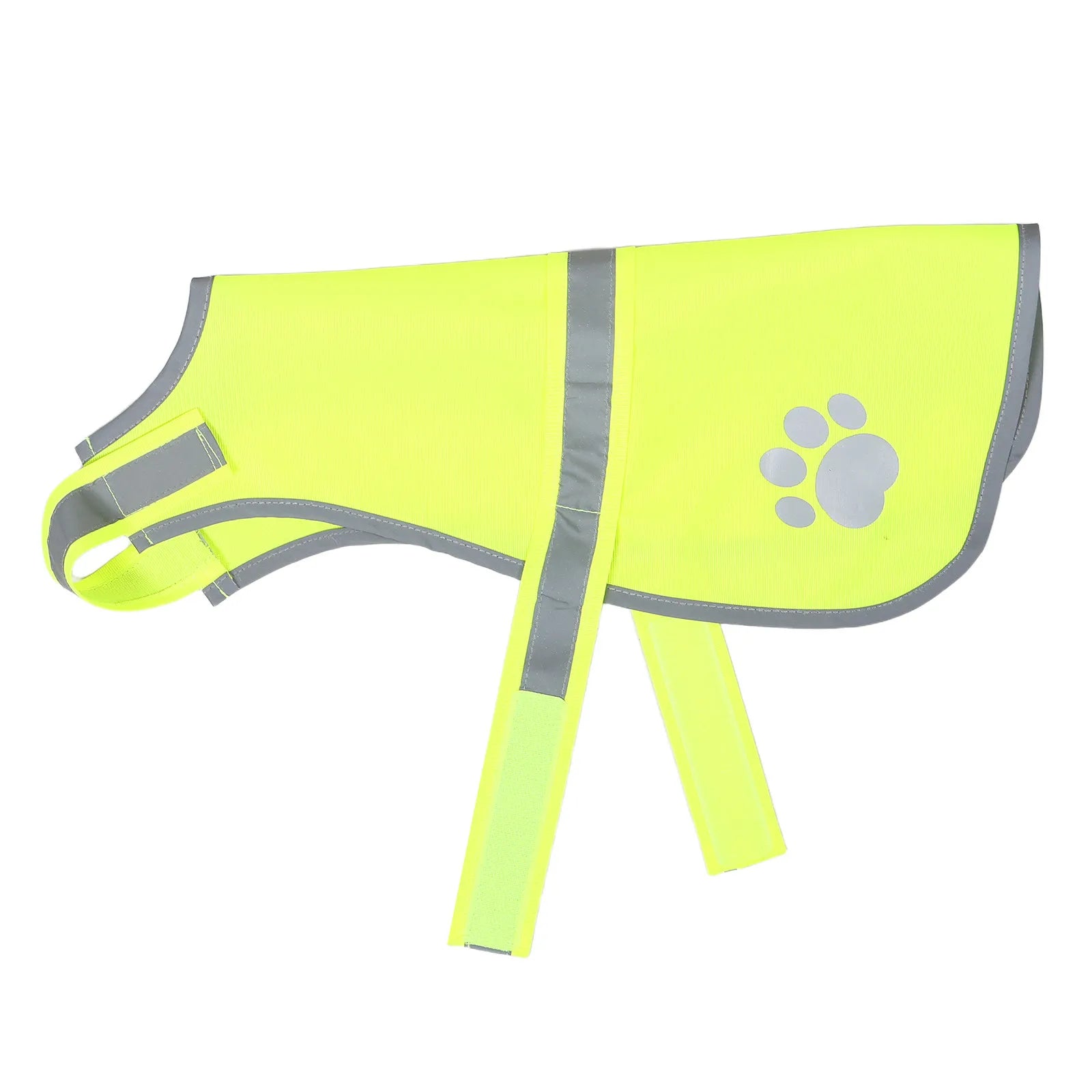 Small Dog Reflective Vest Visibility Fluorescent Orange Adjustable