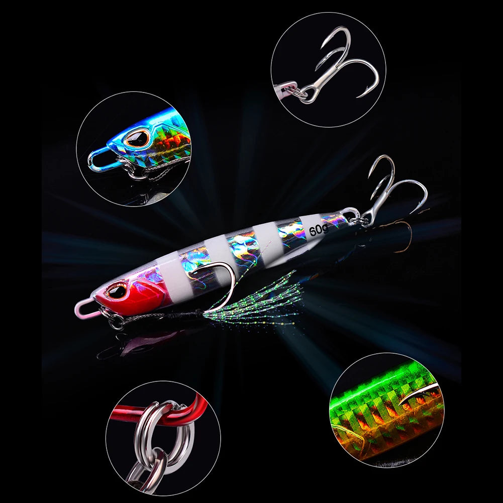 Luminous Artificial Lures Realistic Fishing Bait Simulation Squid