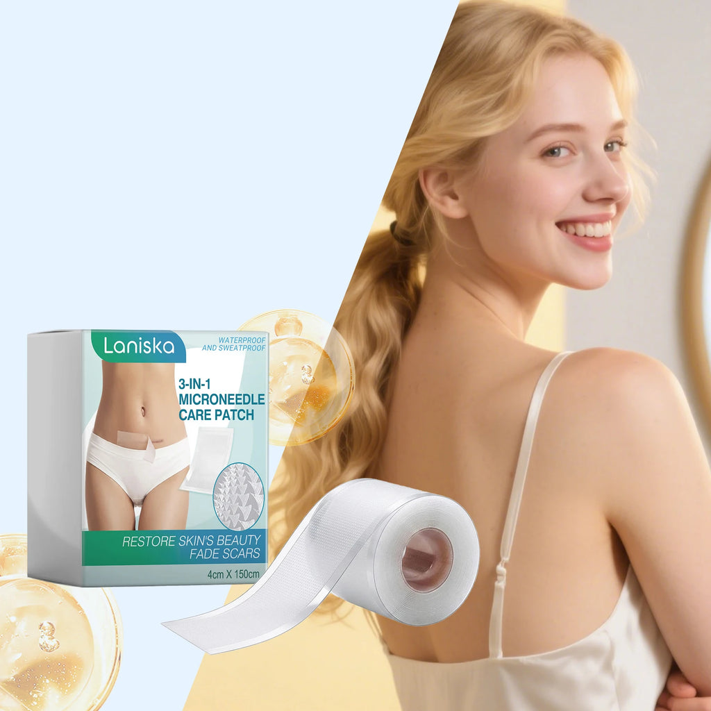 Hyaluronic Acid 0.25mm Microneedle Patch Body Care Skin Nourishing Moisturizing Tape Repairing Smooth Skin Gentle 4cm*150cm Zpaxo