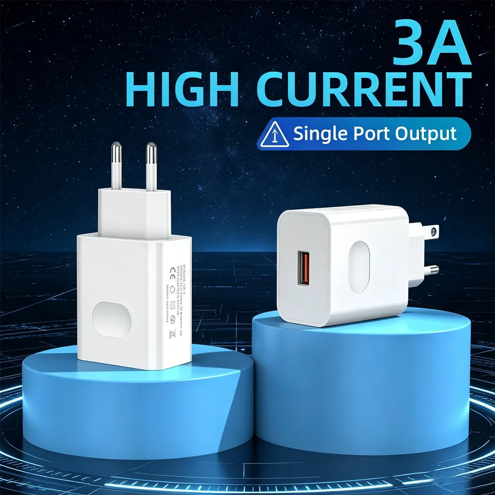 Portable USB Wall Charger – Fast 2A Travel Power Adapter USB Wall Charger Zpaxo