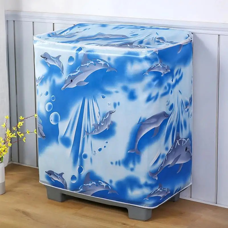 Double Cylinder Washing Machine Cover Drum Dustproof Opening Semi Zpaxo