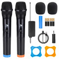 Wireless Microphone Handheld Micphone 2 Channels UHF Fixed Frequency