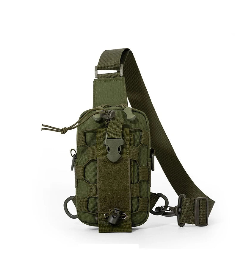 Tactical waist bag multifunctional hanging bag outdoor mobile phone crossbody bag chest bag camping cycling water bottle bag Zpaxo