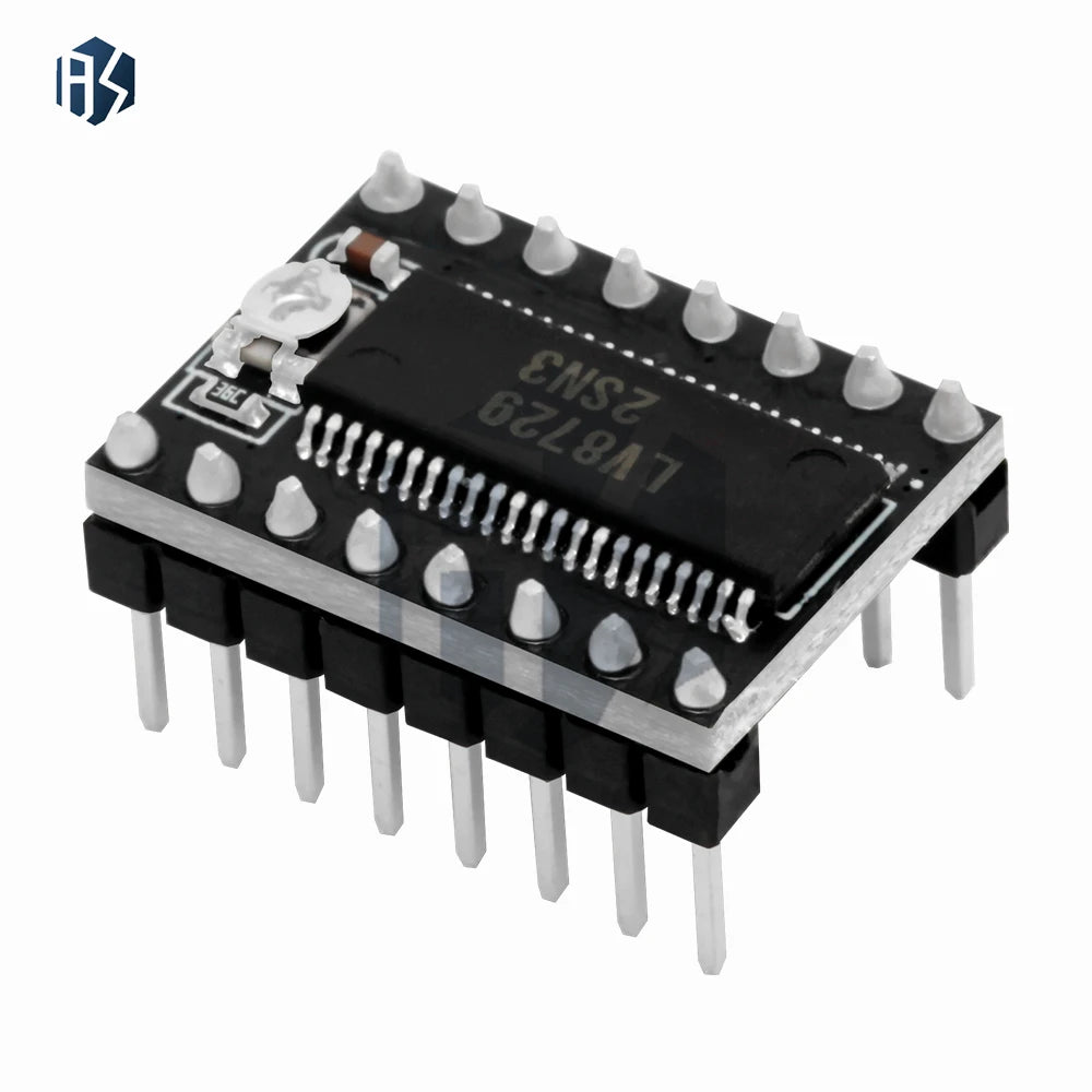 LV8729 Stepper Motor Driver 128 Microsteps 3D Printers Heatsink Zpaxo