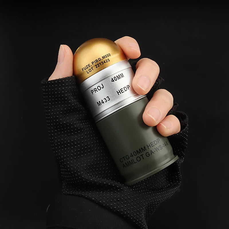 M433 HEDP Cartridge Dummy Grenade Model Military Fan Collection Toy Zpaxo