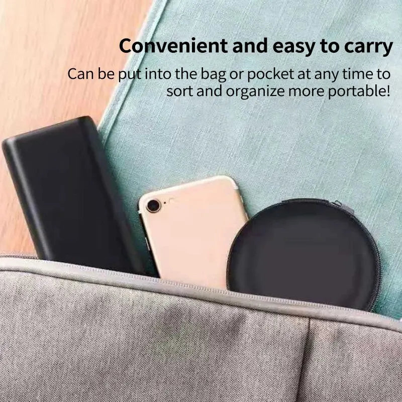 Earphones Storage Bag Bluetooth Headphone EVA Hard Box Portable Zpaxo